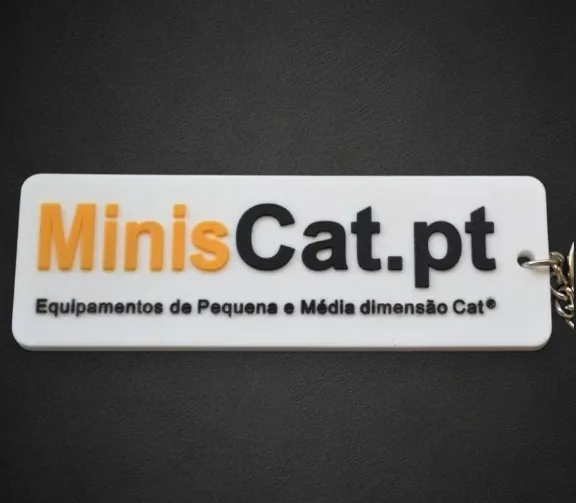 Porta-chaves PVC soft relevo 2D MinisCat